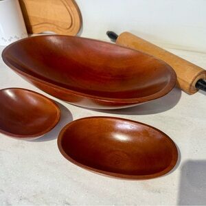 Elegant Danish Teakwood  Bowl Set